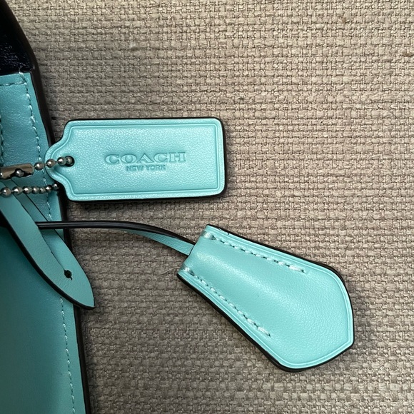 Coach Sammy Top Handle Bag 21 in colour Faded Blue NWT - Picture 7 of 16